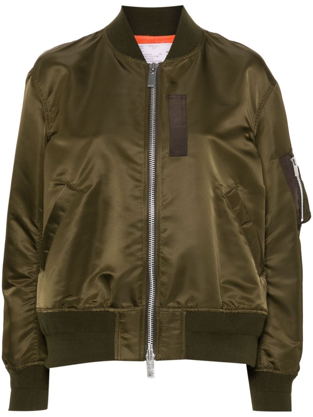 zip-up bomber jacket - 1