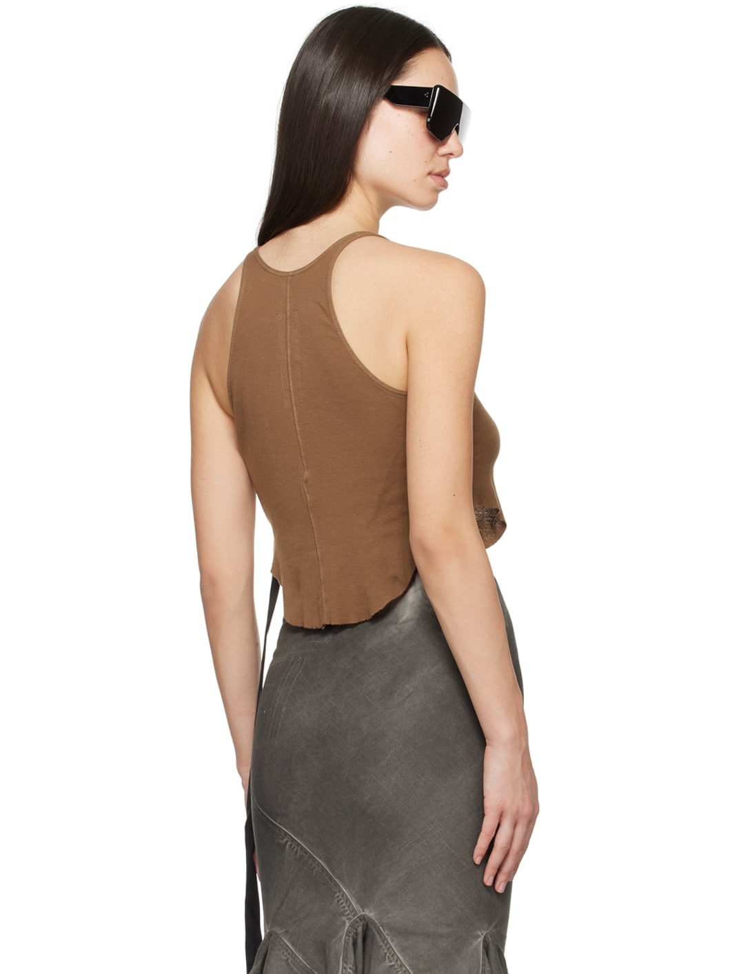 Brown Basic Tank Top - 3