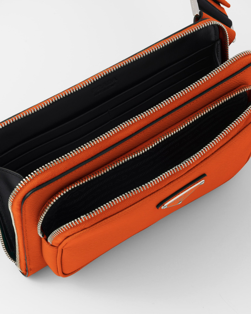 Saffiano leather belt bag 5