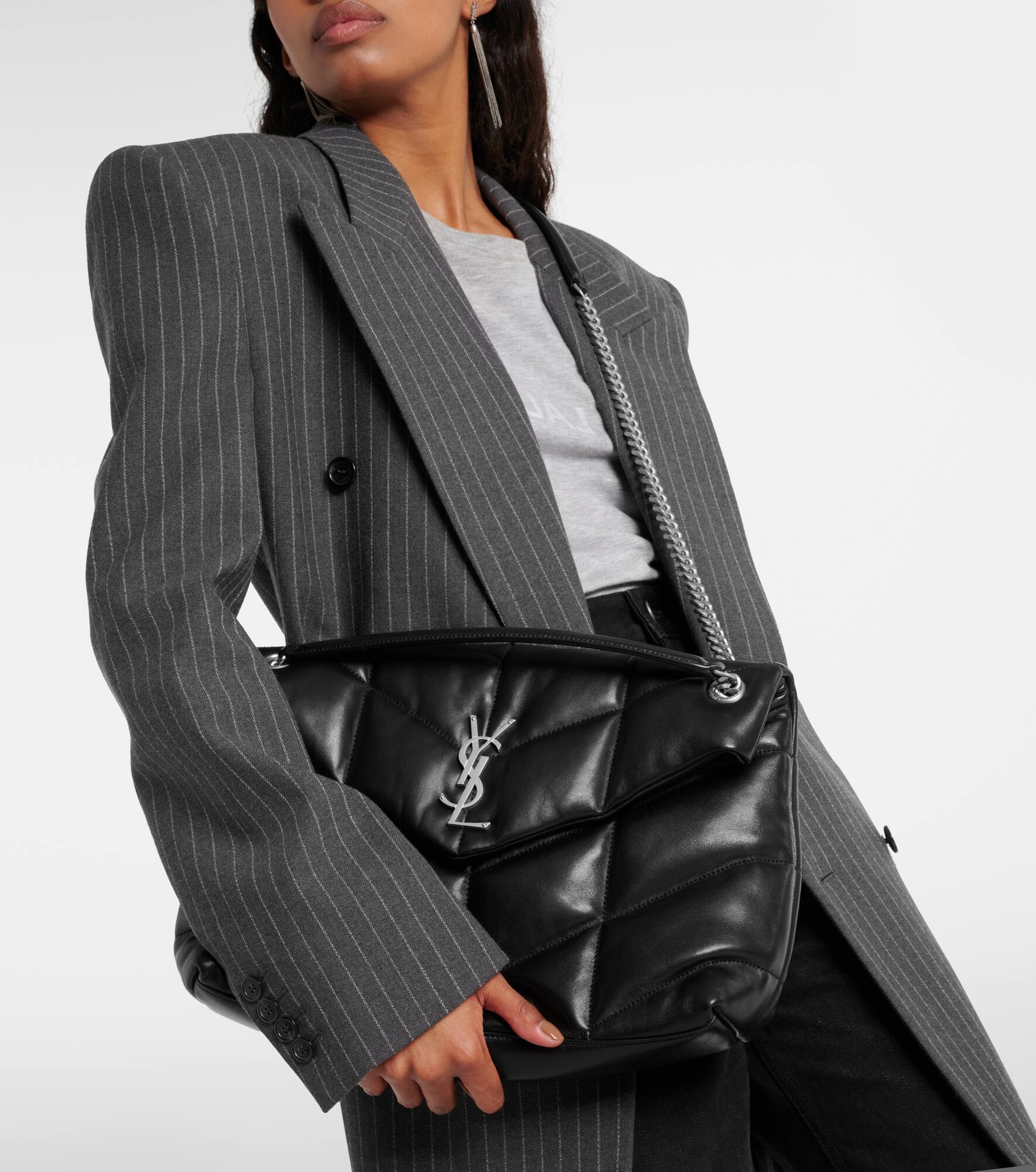 Puffer Medium leather shoulder bag - 3