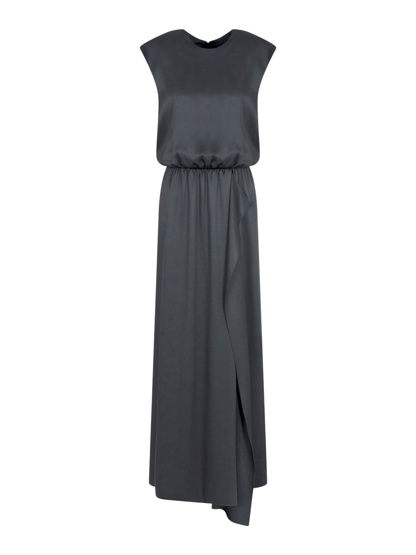 LONG DRESS IN DOUBLE SILK SATIN - 2