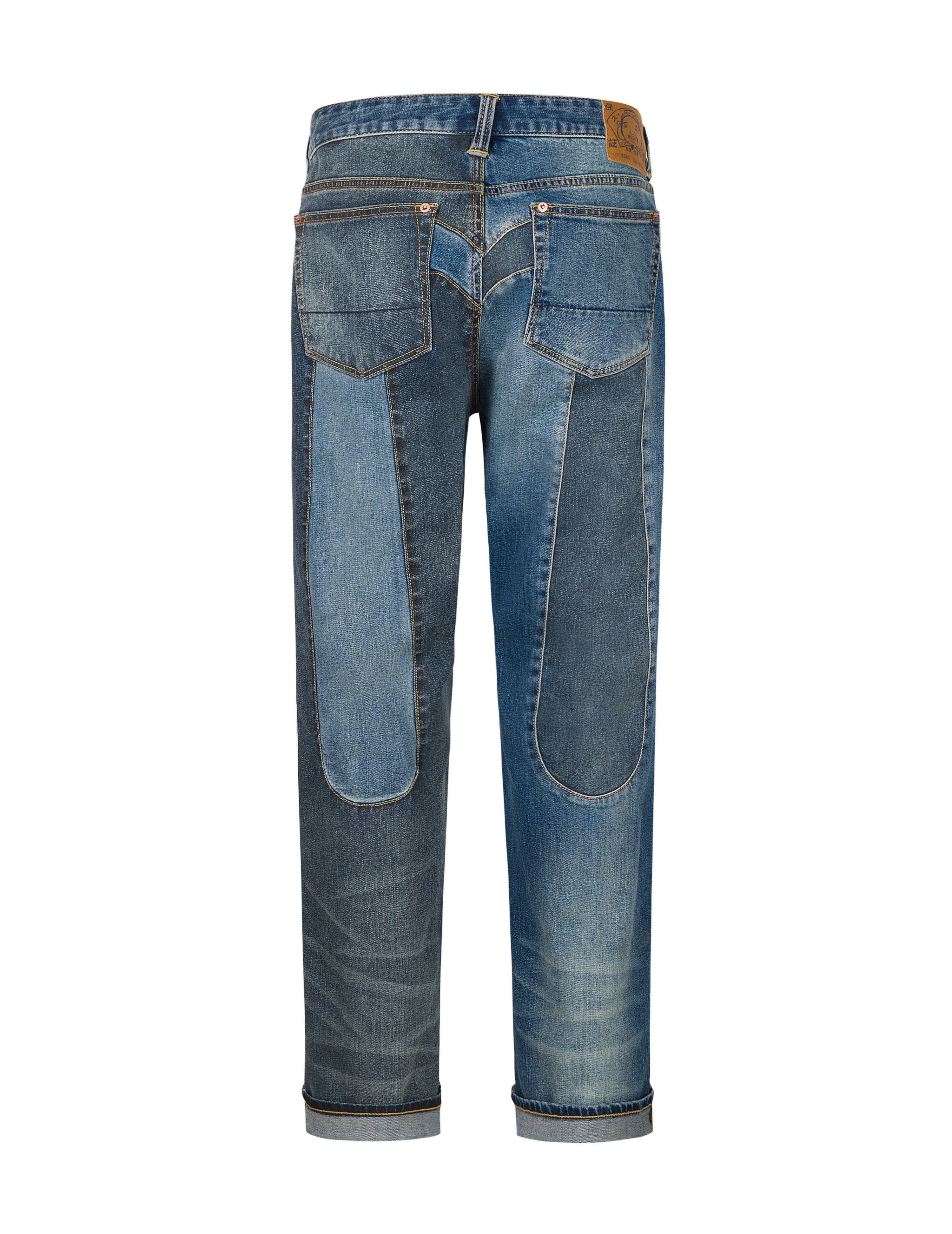 2-Tone Inserted Daicock Regular Fit Jeans #2000 - 11