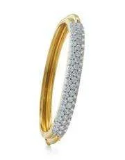 Diamond Pave Bangle Bracelet - 1