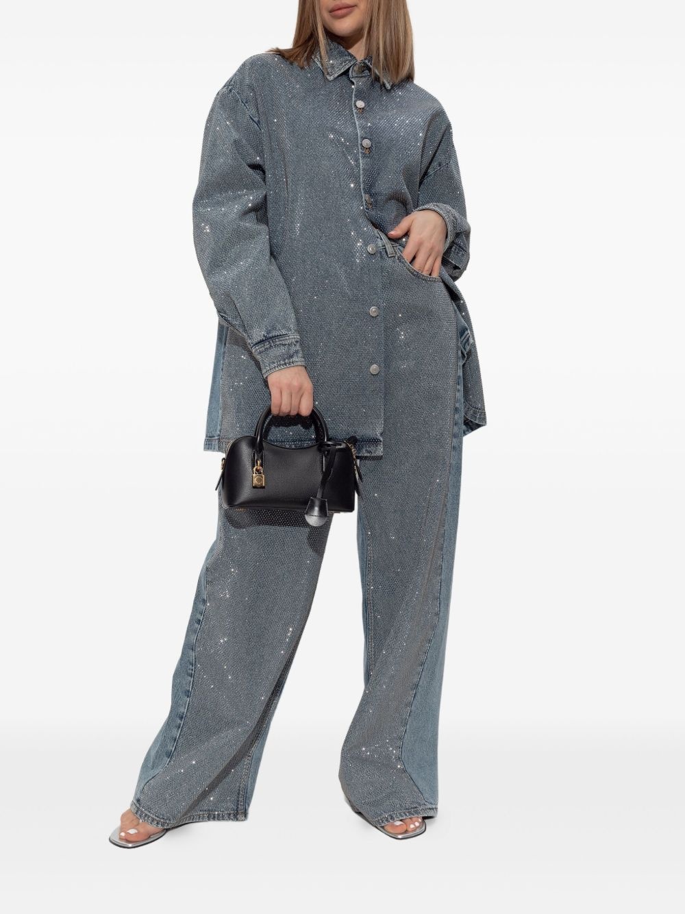 rhinestone-embellished shirt - 2