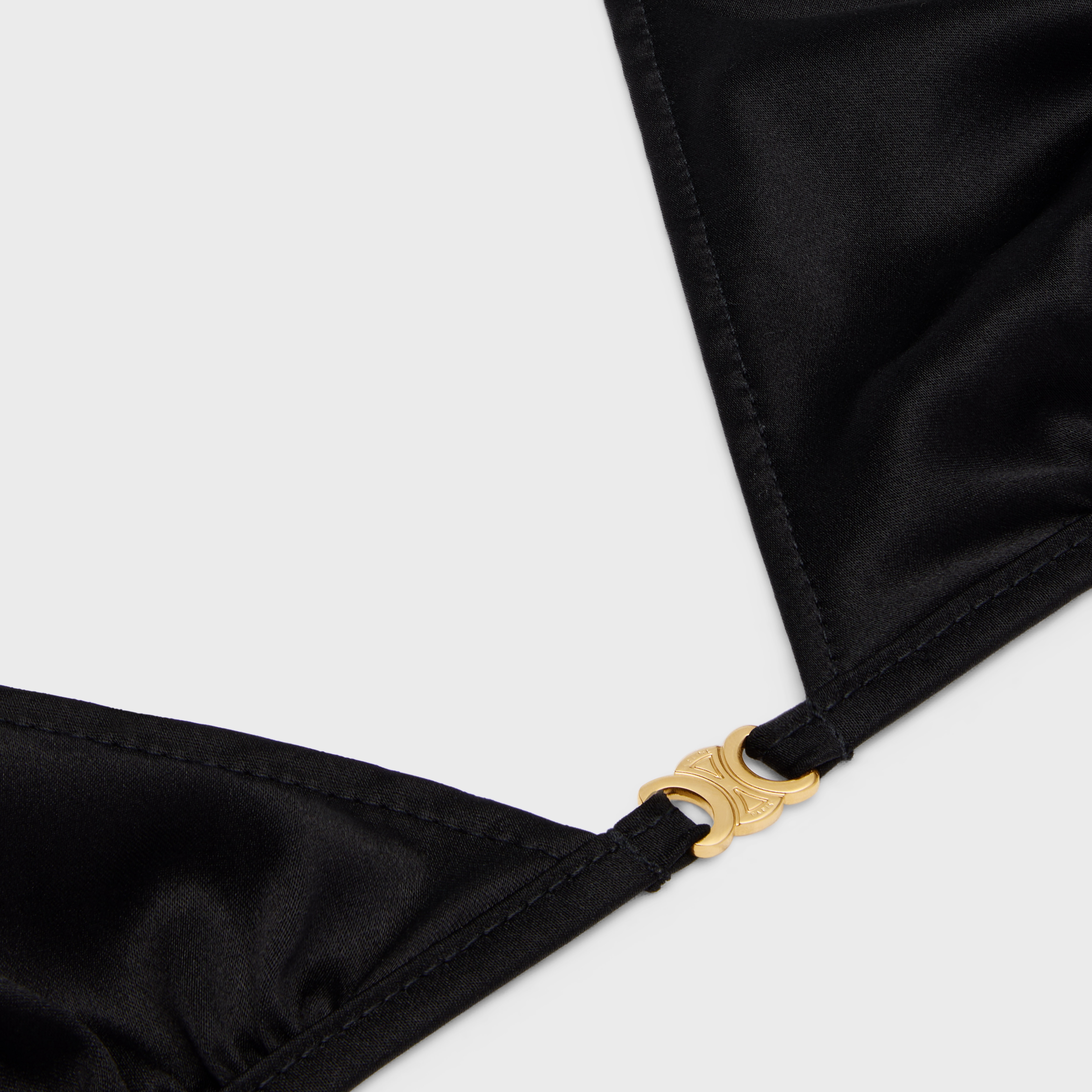 triomphe triangle bra in silk - 3