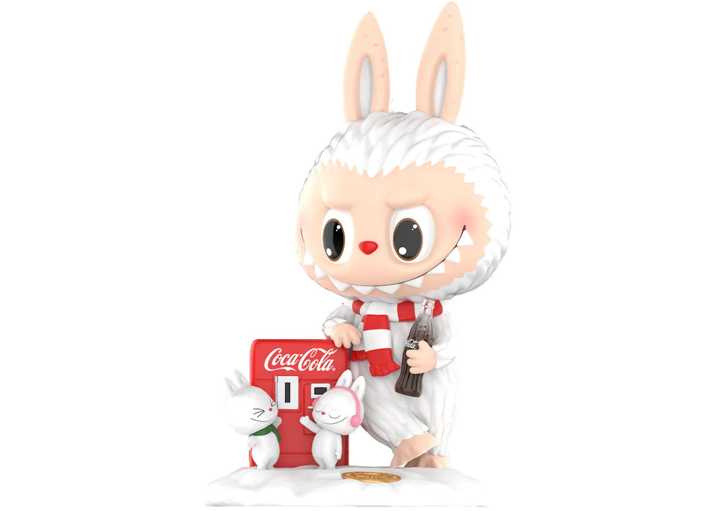 Pop Mart Labubu The Monsters Coca-Cola Series Little Snowman Figure - 1