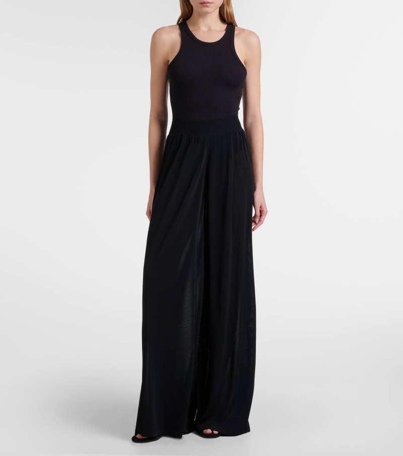 Alaïa High-rise wide-leg pants outlook