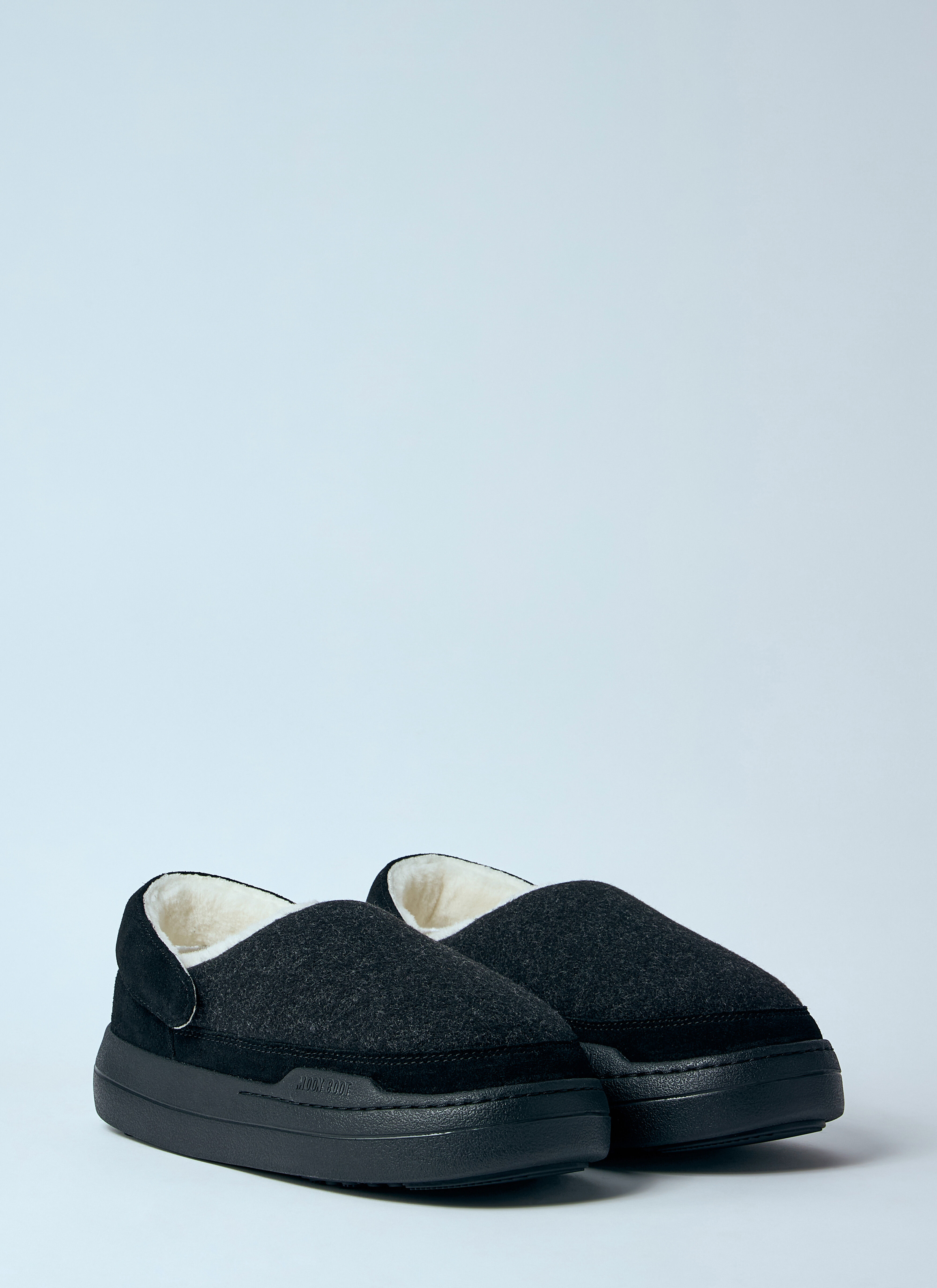 Park Clog Felt Mules - 2