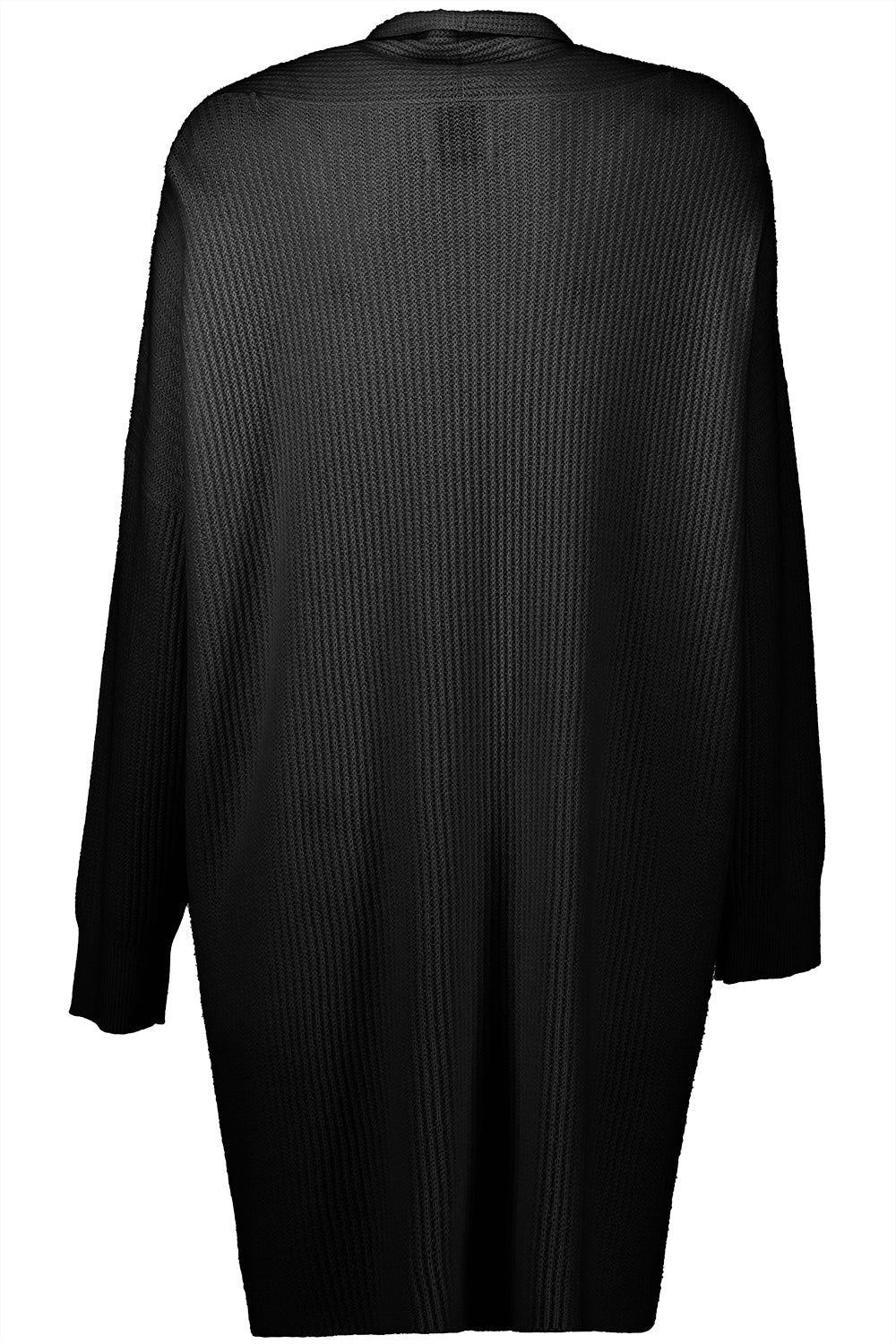 OPEN LONG CARDIGAN - DEEP NIGHT - 5