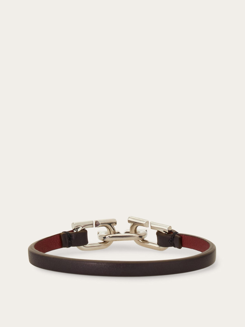 Bicolor Gancini bracelet 4