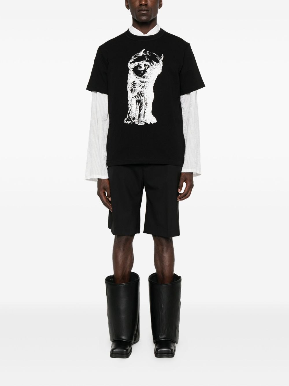 graphic-print cotton T-shirt - 2