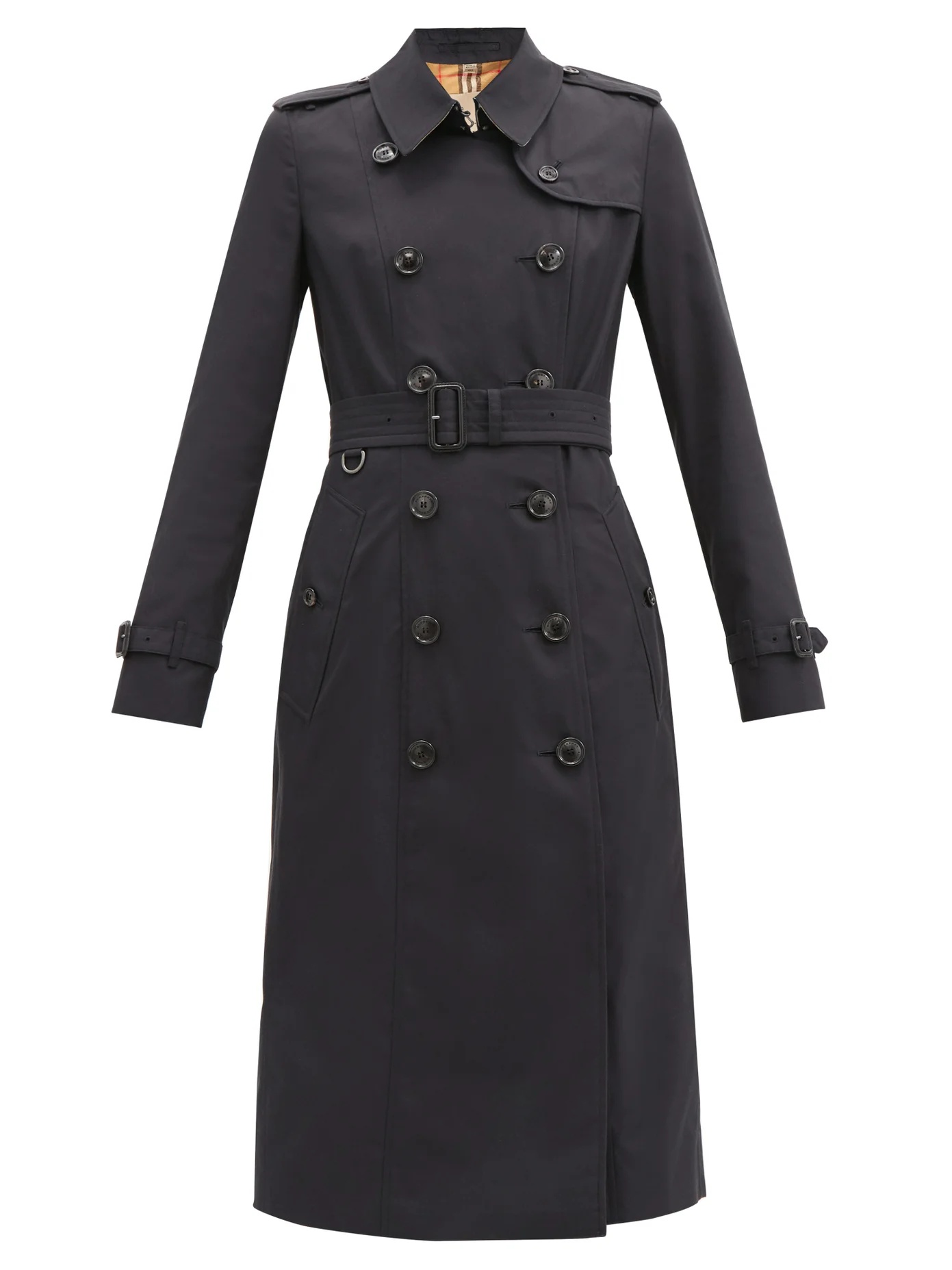 Chelsea cotton-gabardine trench coat - 1