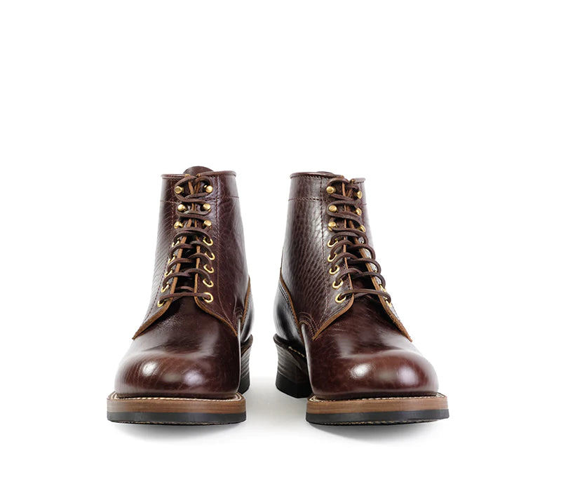 LK-032 Steel Gang Boots Shinki Hikaku Horsebutt Dark Brown - 2