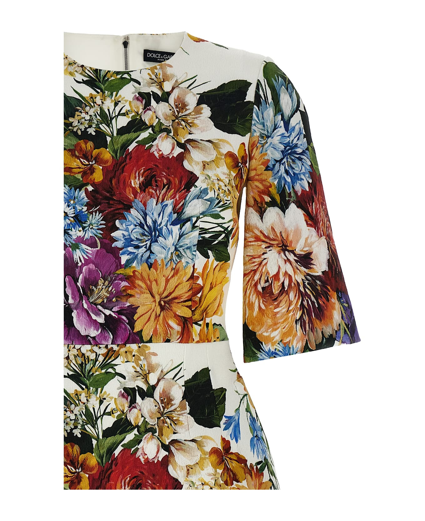 Floral Bouquet Printed Dress - 3