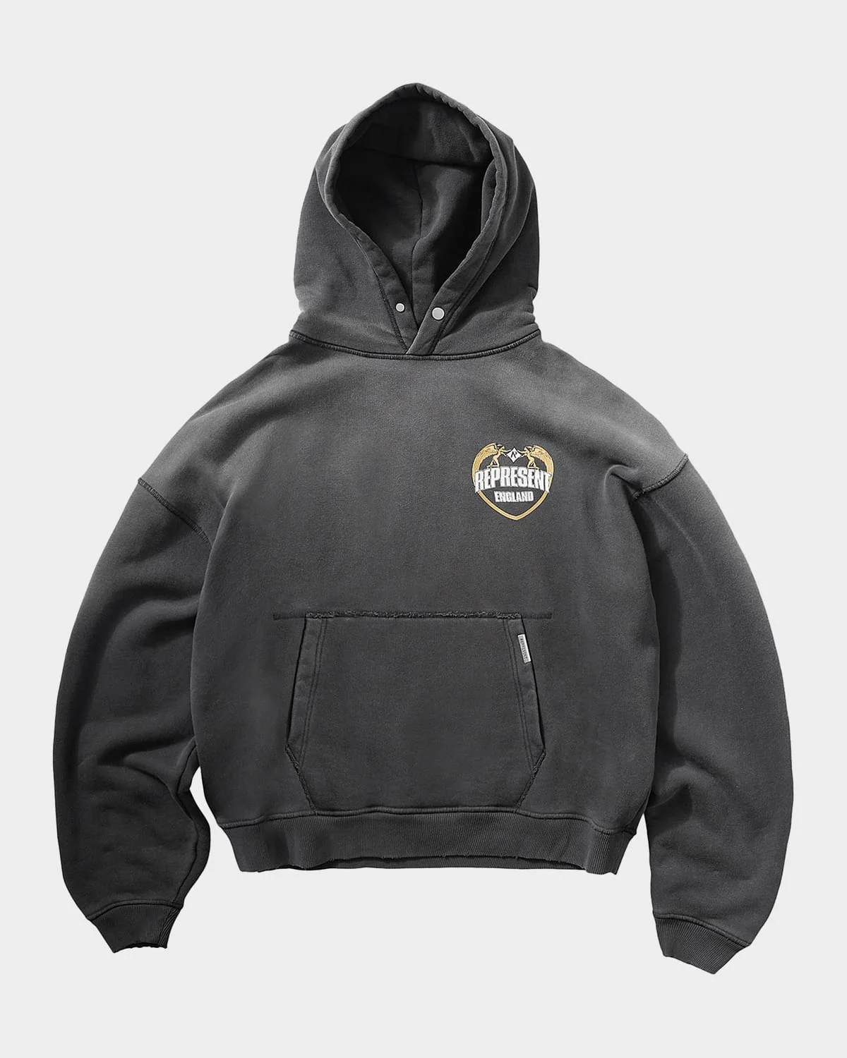 Men's Legacy Represent Angel Border Logo Cotton Hoodie - 1