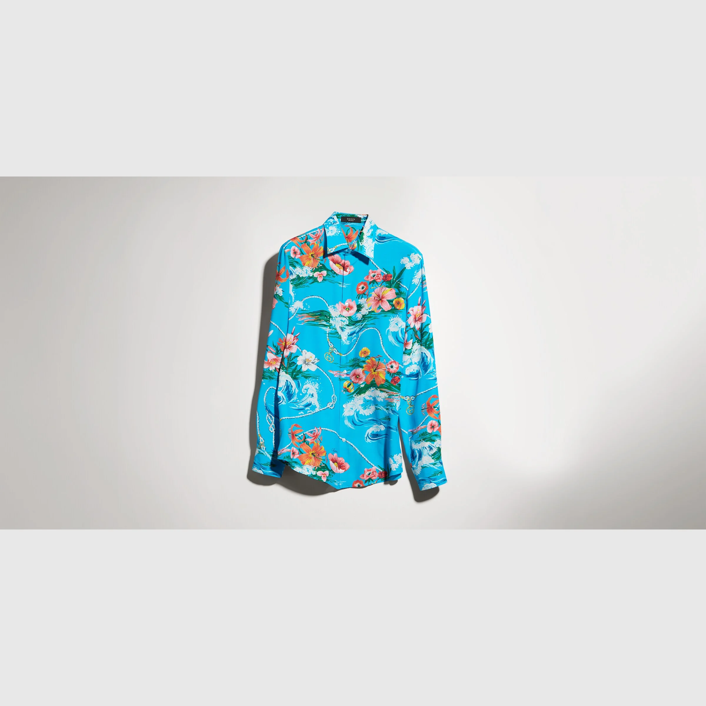 Printed fluid fabric shirt - 1