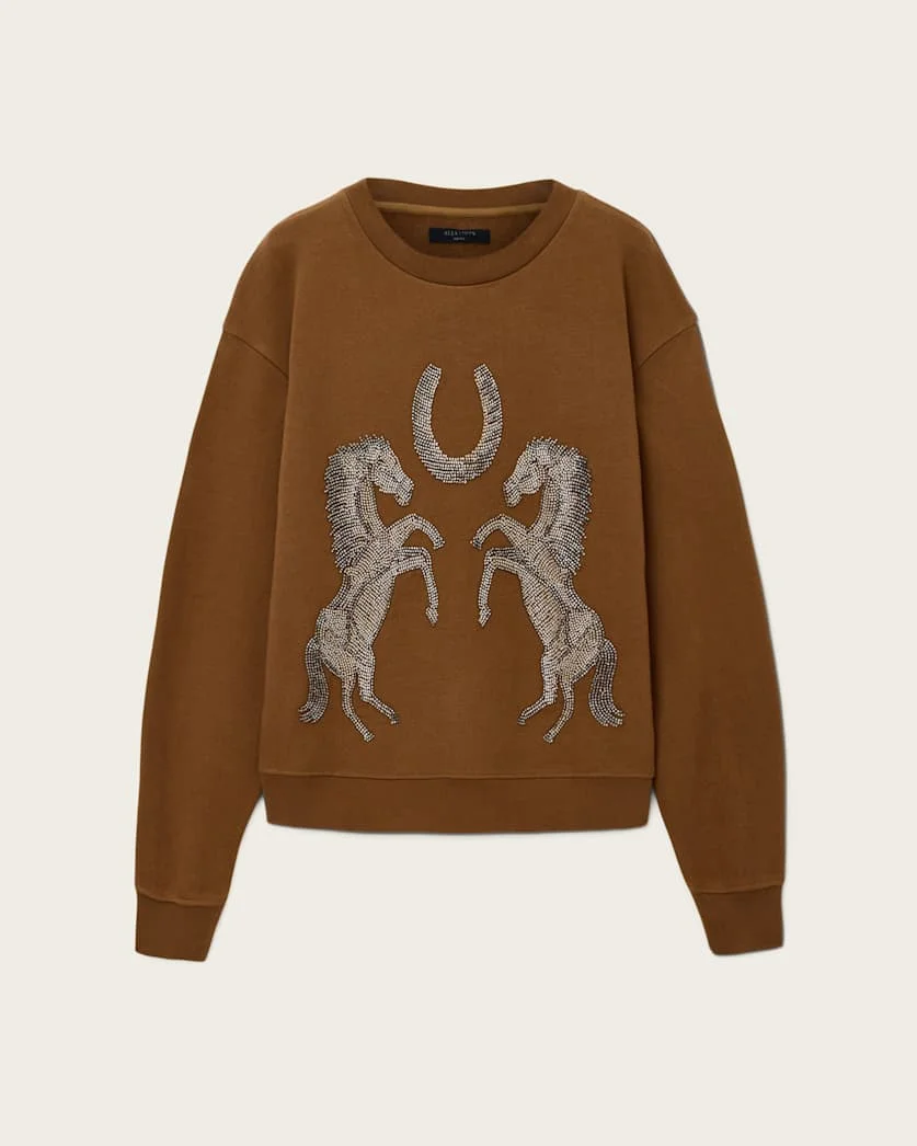 LUCK EMBELLISHED PIPPA SWEATSHIRT - 1