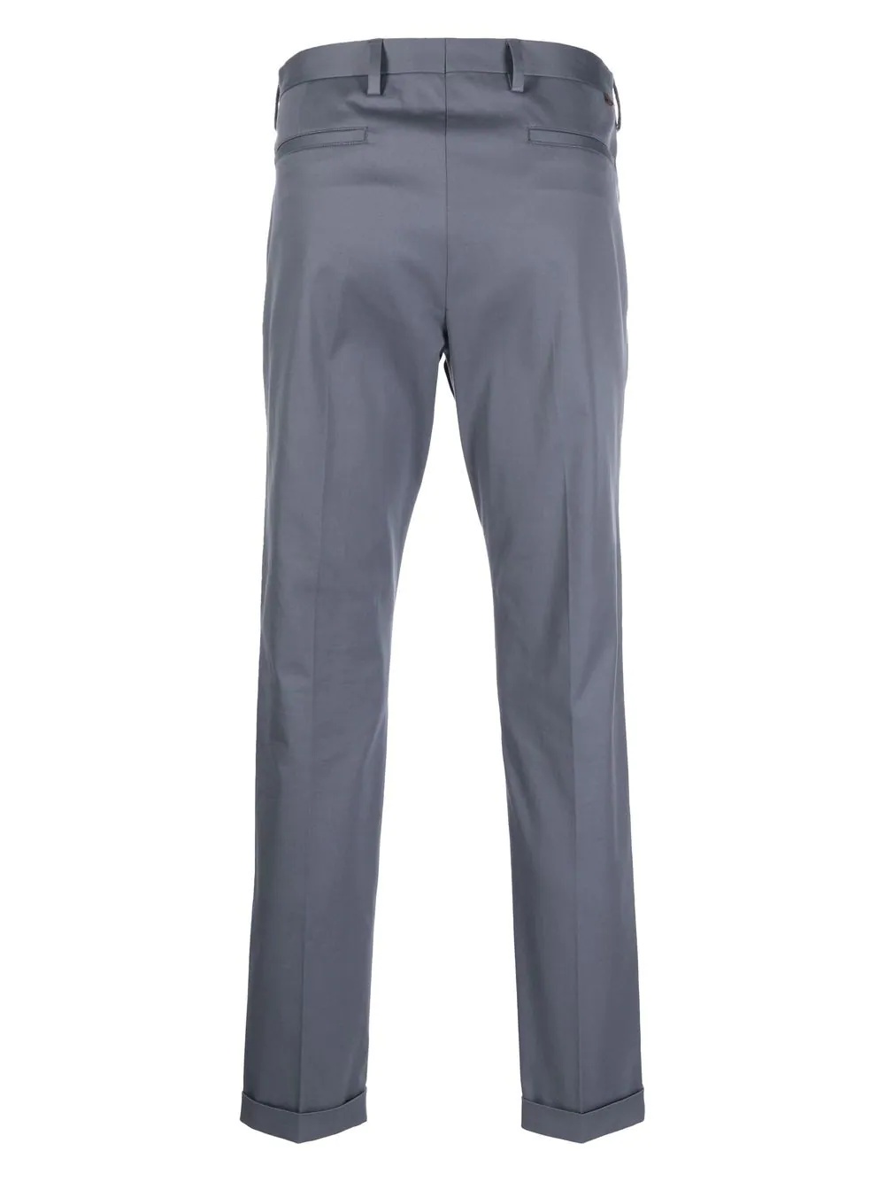 concealed-front fastening chino trousers - 2