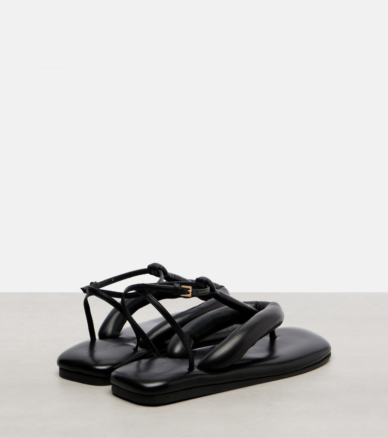 Givenchy Boudoir leather thong sandals outlook