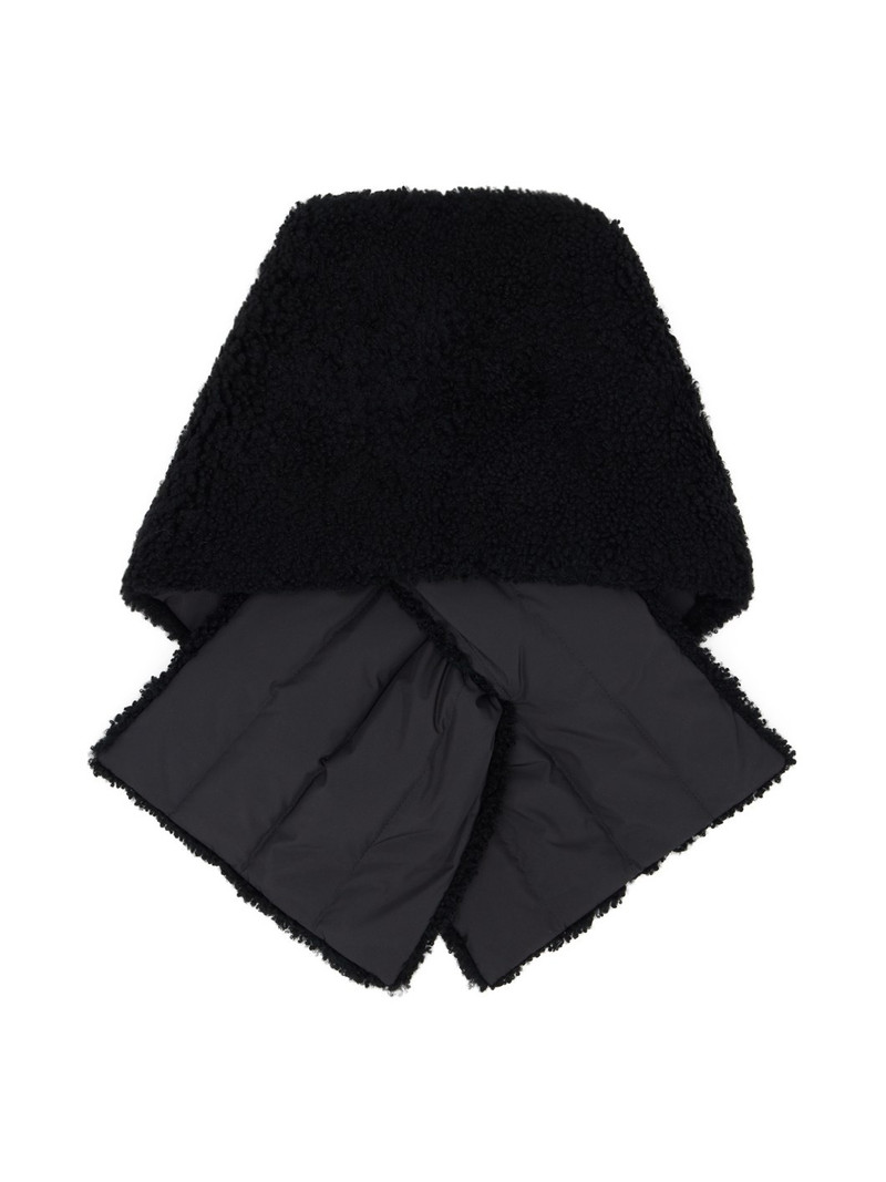 Yves Salomon Black Technique Scarf outlook