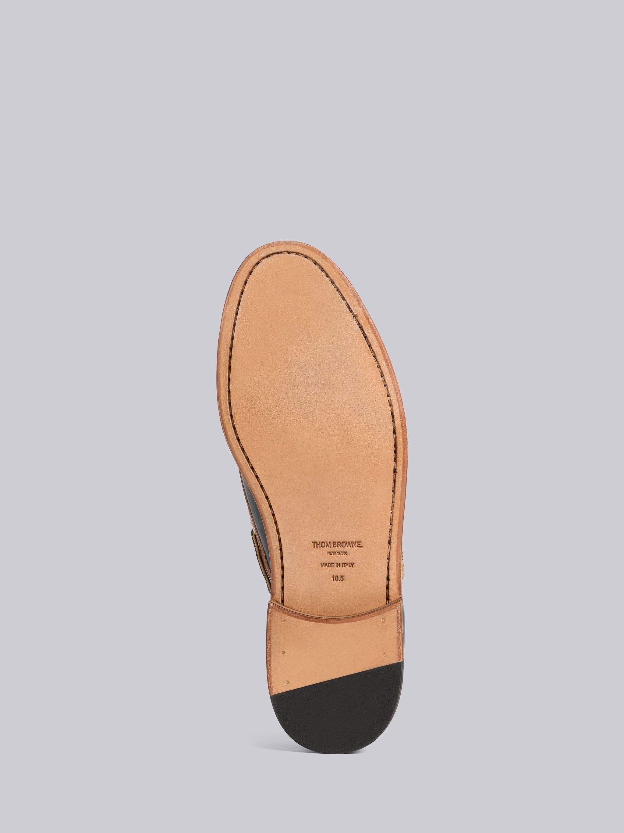 VACCHETTA LEATHER BOAT SHOE - 5