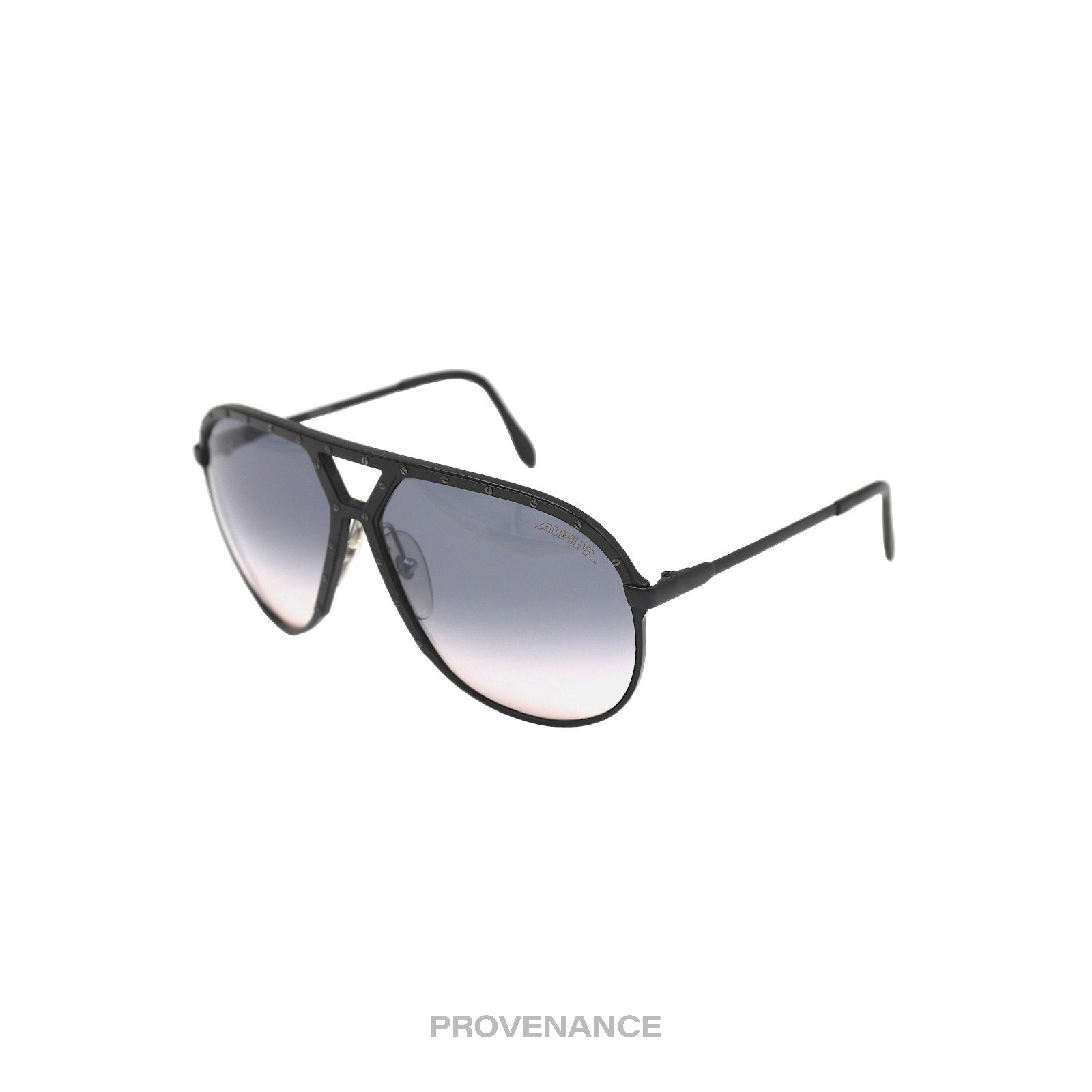 Alpina - Alpina M1 Vintage Sunglasses - Black/Black - 2
