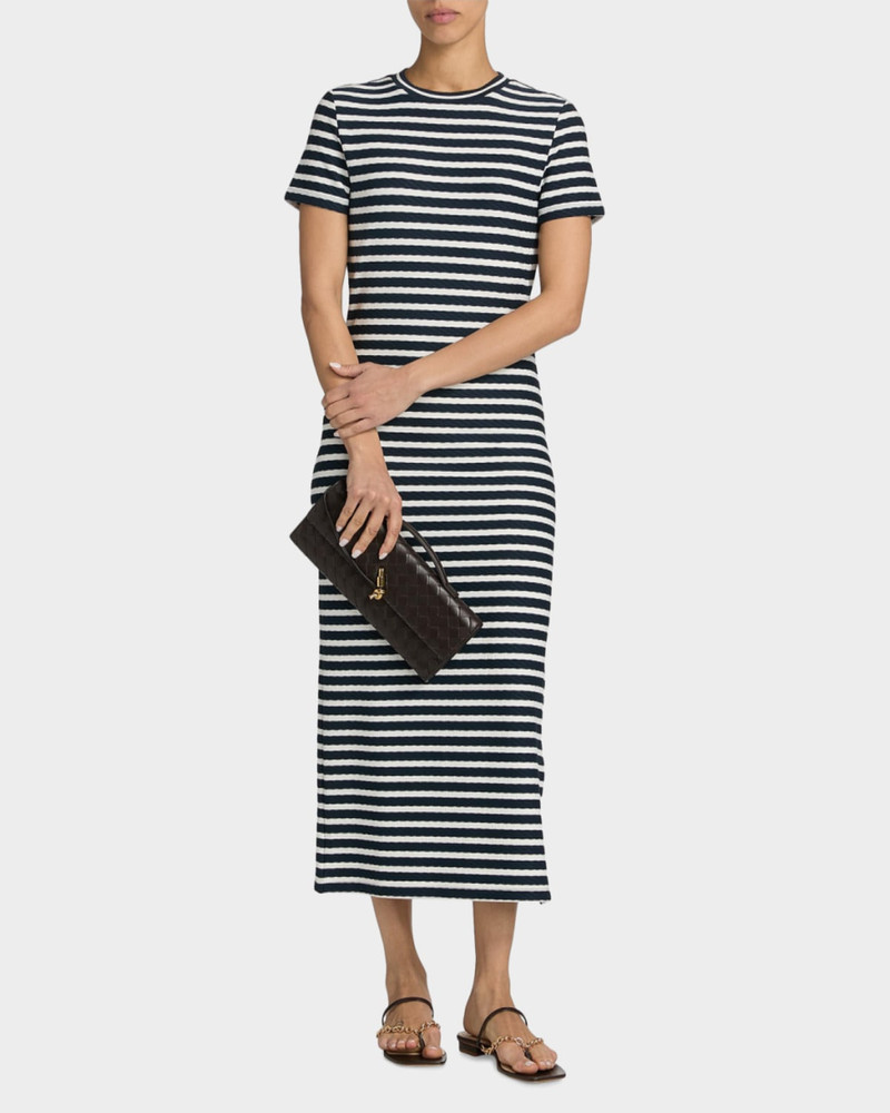 RAMY BROOK Skye Striped T-Shirt Midi-Dress outlook