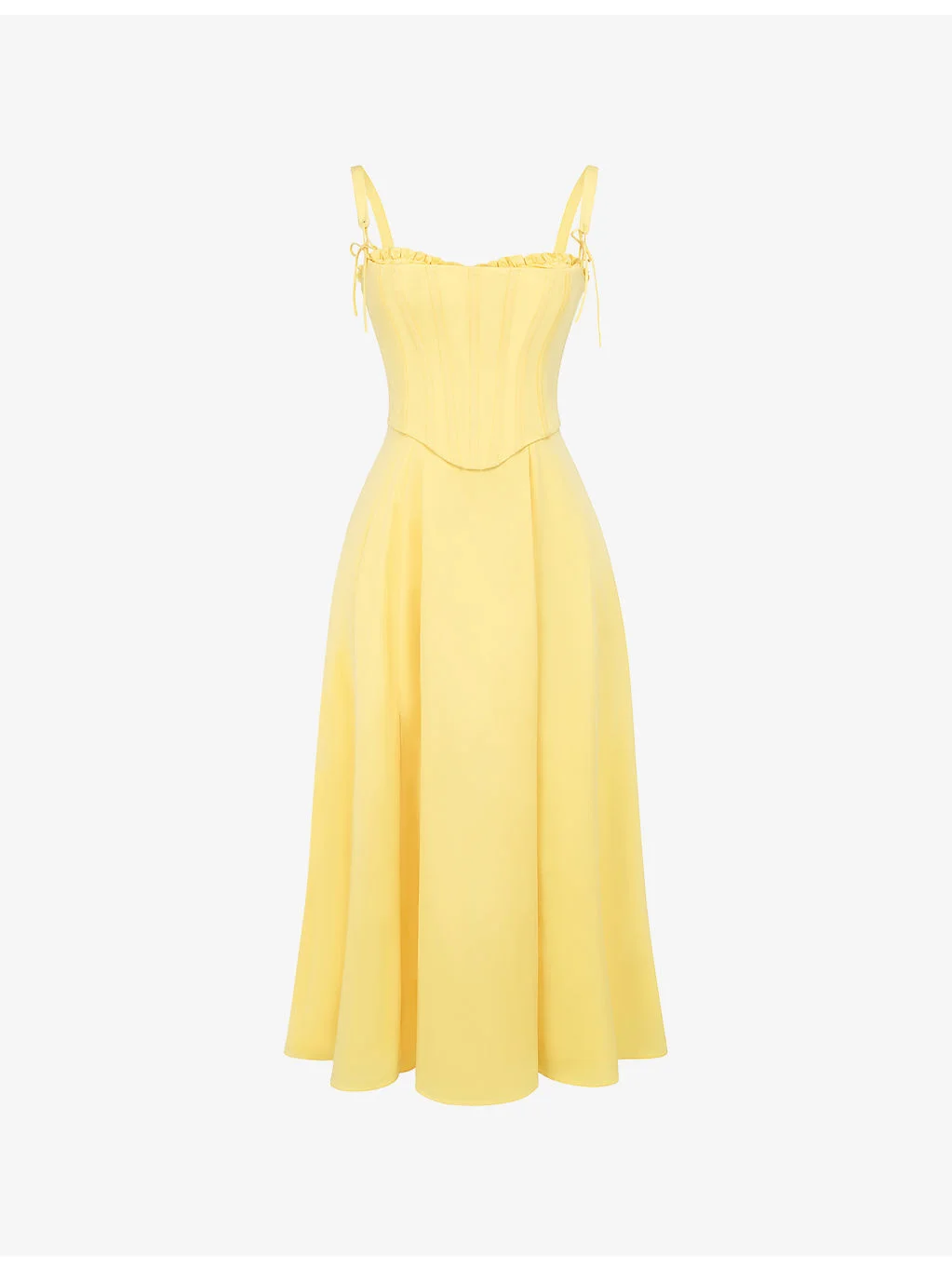 Clarabelle Sleeveless Cotton-Blend Midi Dress - 1