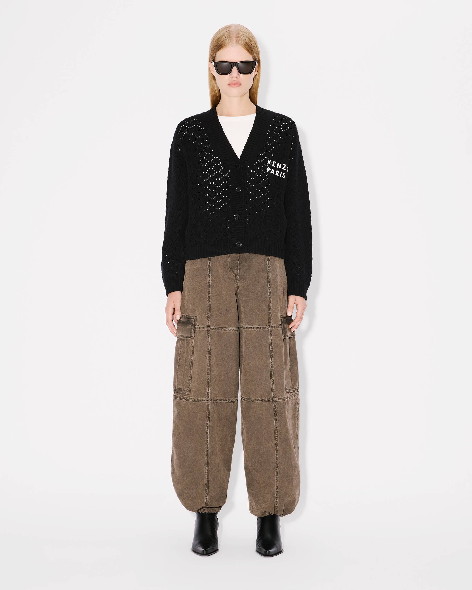 'Lunar New Year' embroidered wool cardigan - 5