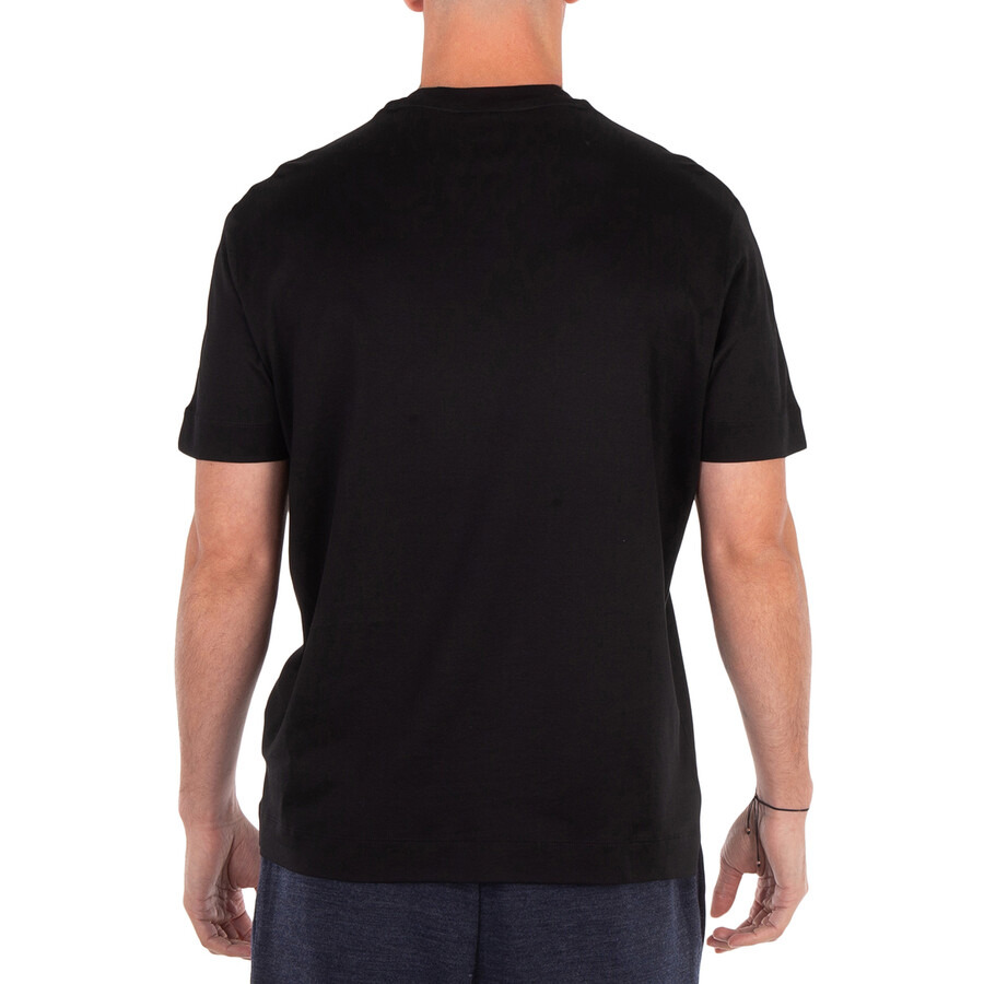 Emporio Armani Logo Tape Lyocell-Blend T-Shirt - 4
