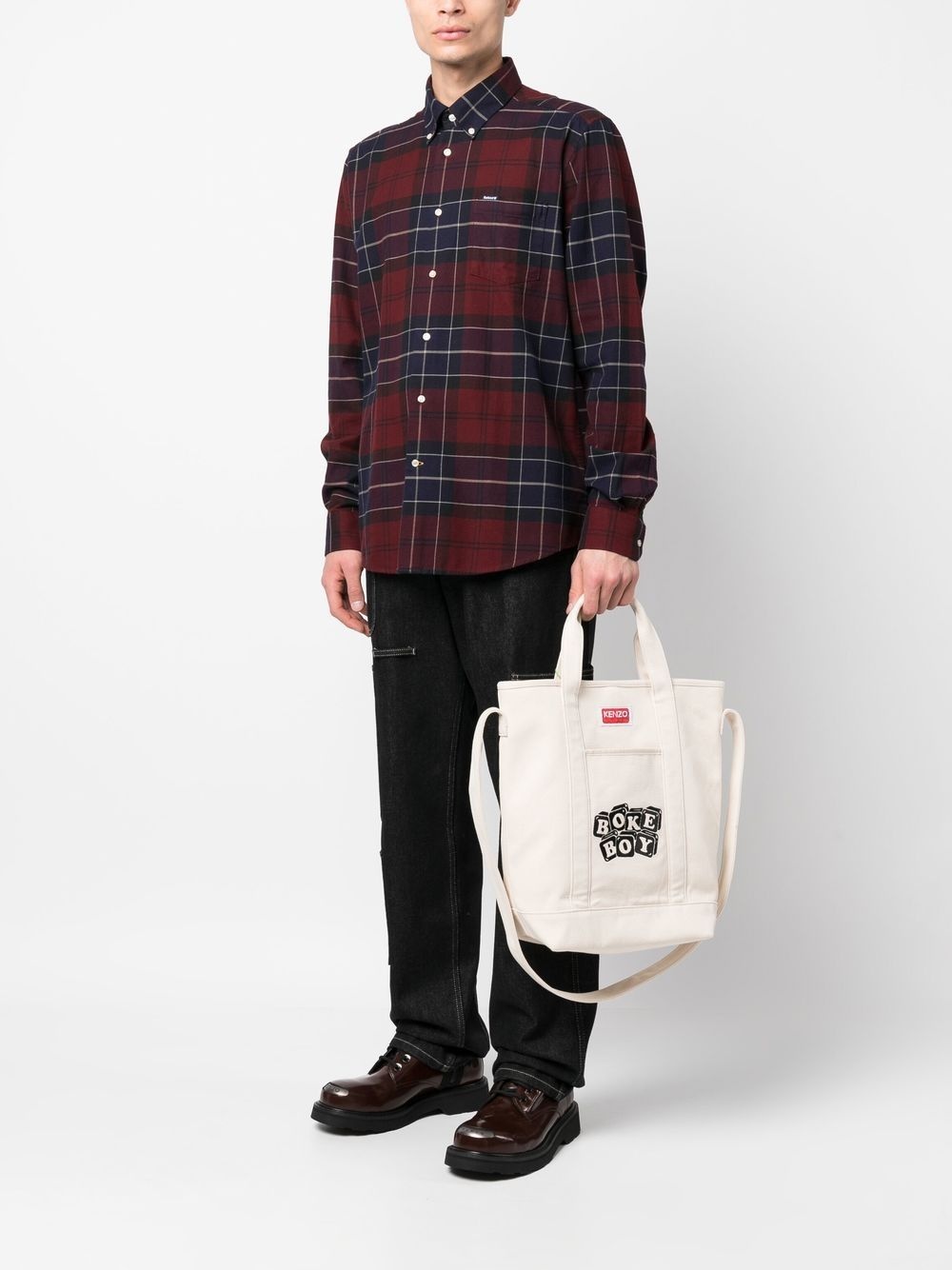 logo-patch tote bag - 2