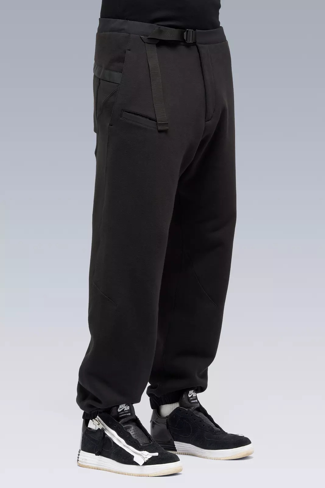 P39-PR Organic Cotton 8-pocket Sweatpant Black - 3