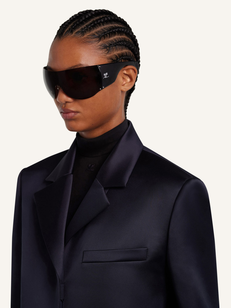 HERITAGE BELTED SATIN COAT 5