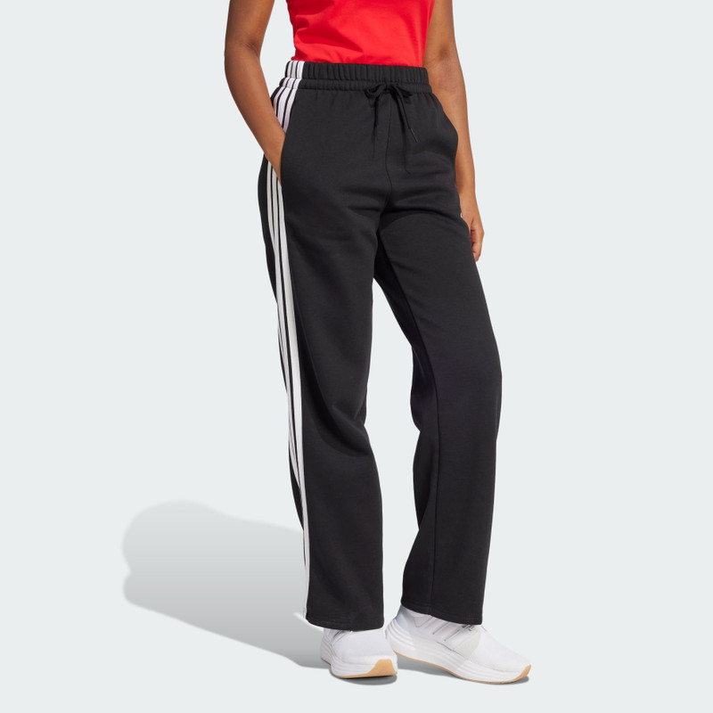 Essentials 3-Stripes Open-Hem French Terry Pants 4