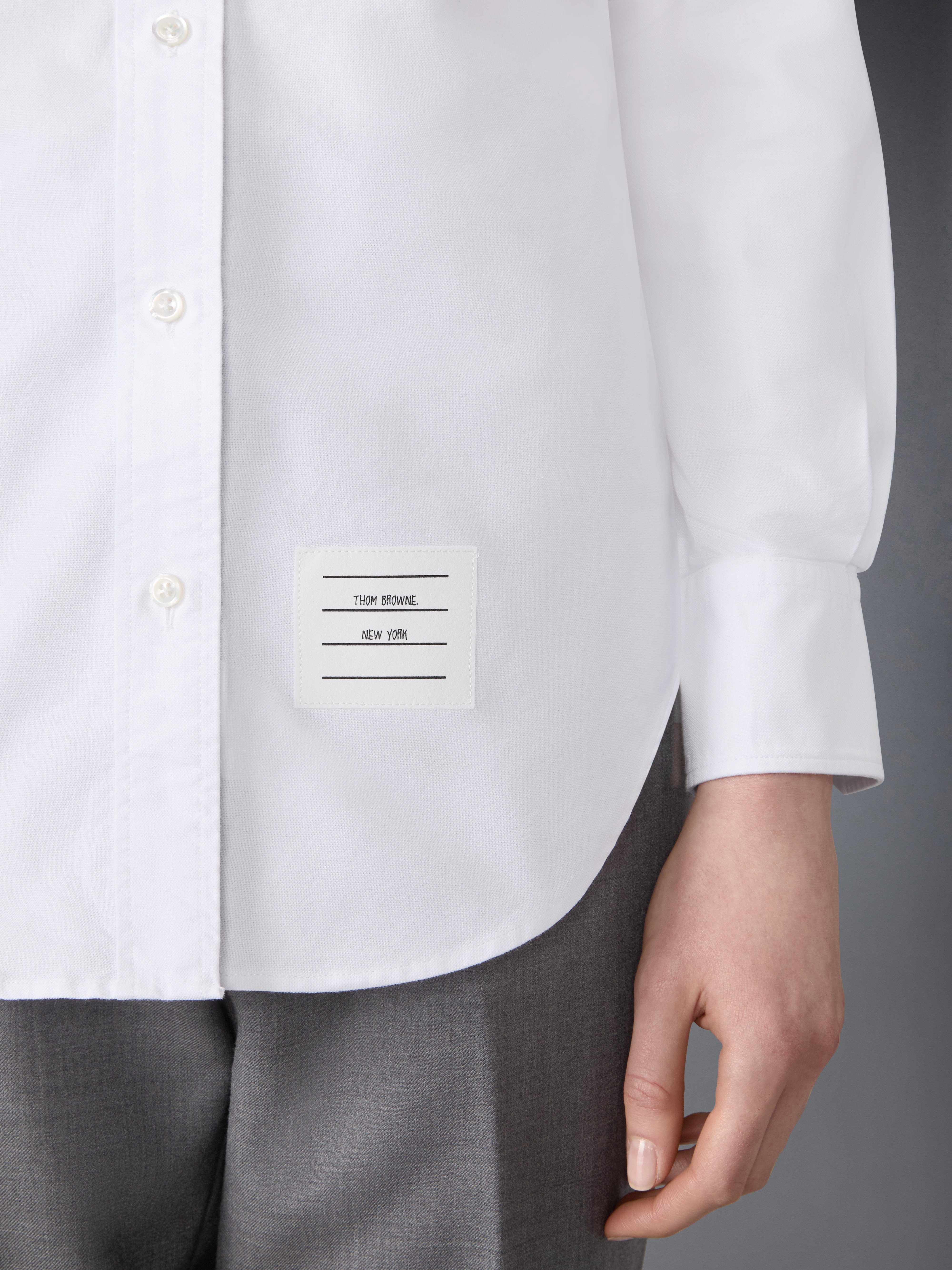 OXFORD GROSGRAIN PLACKET CLASSIC SHIRT - 7