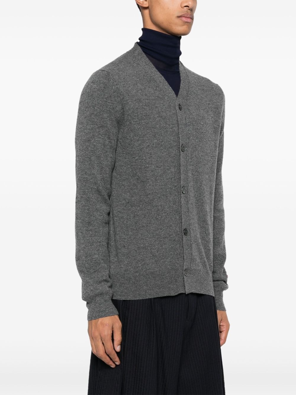 x the Artist Invader wool cardigan - 3