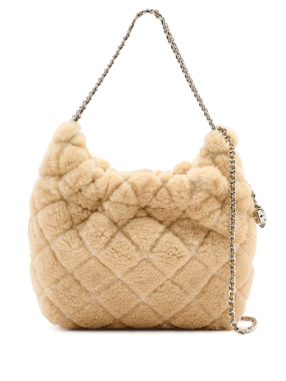 quilted chain-strap shoulder bag - 1