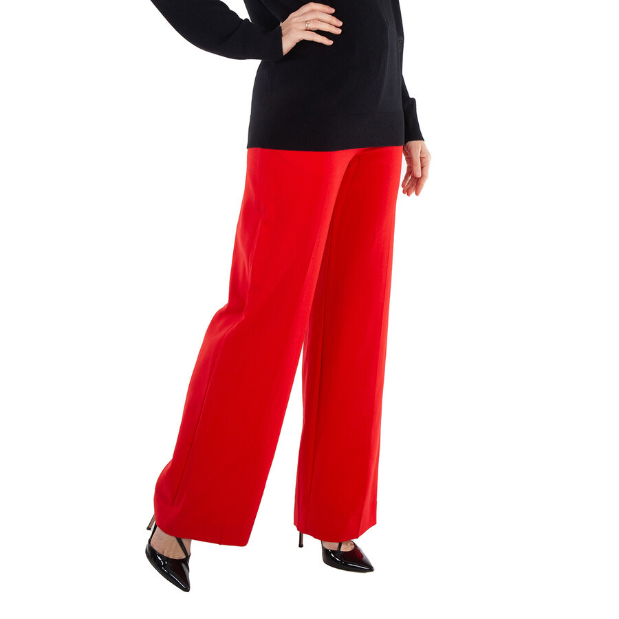 Burberry Wide-Leg Tailored TB Trousers - 5