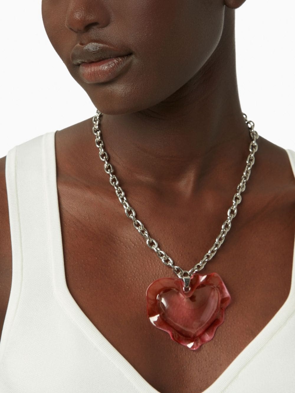 Cushion Heart pendant necklace - 2