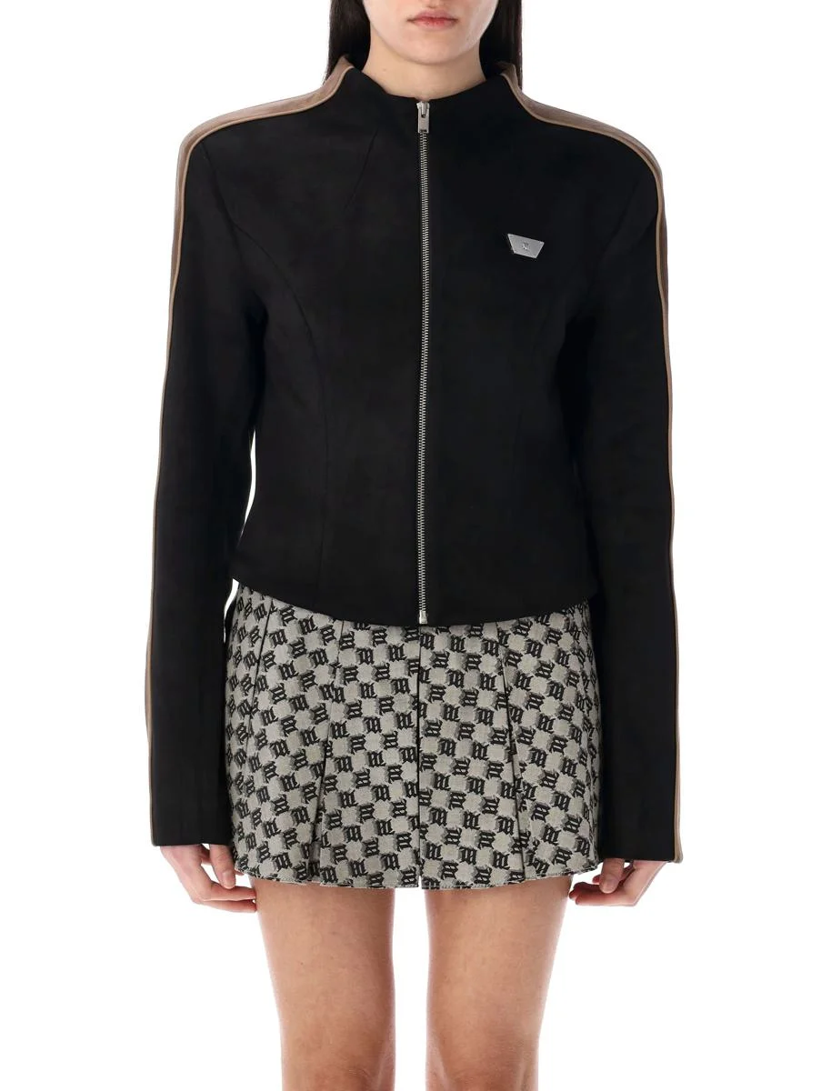 Misbhv Faux Suede Moto Jacket - 1