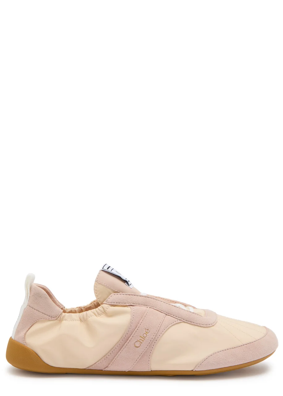 Chloe Kick Panelled Nylon Sneakers - 1