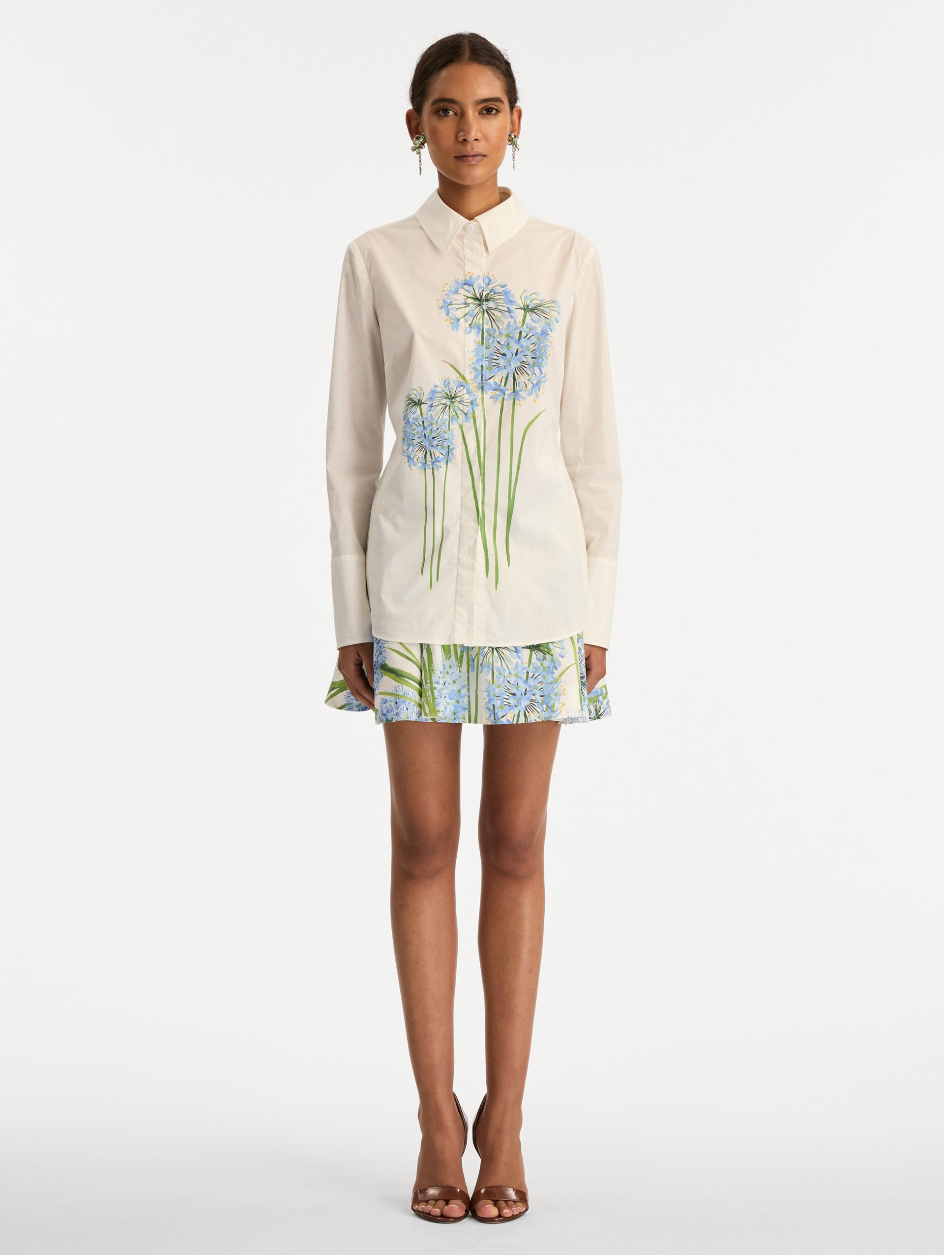 ALLIUM COTTON POPLIN BLOUSE - 3