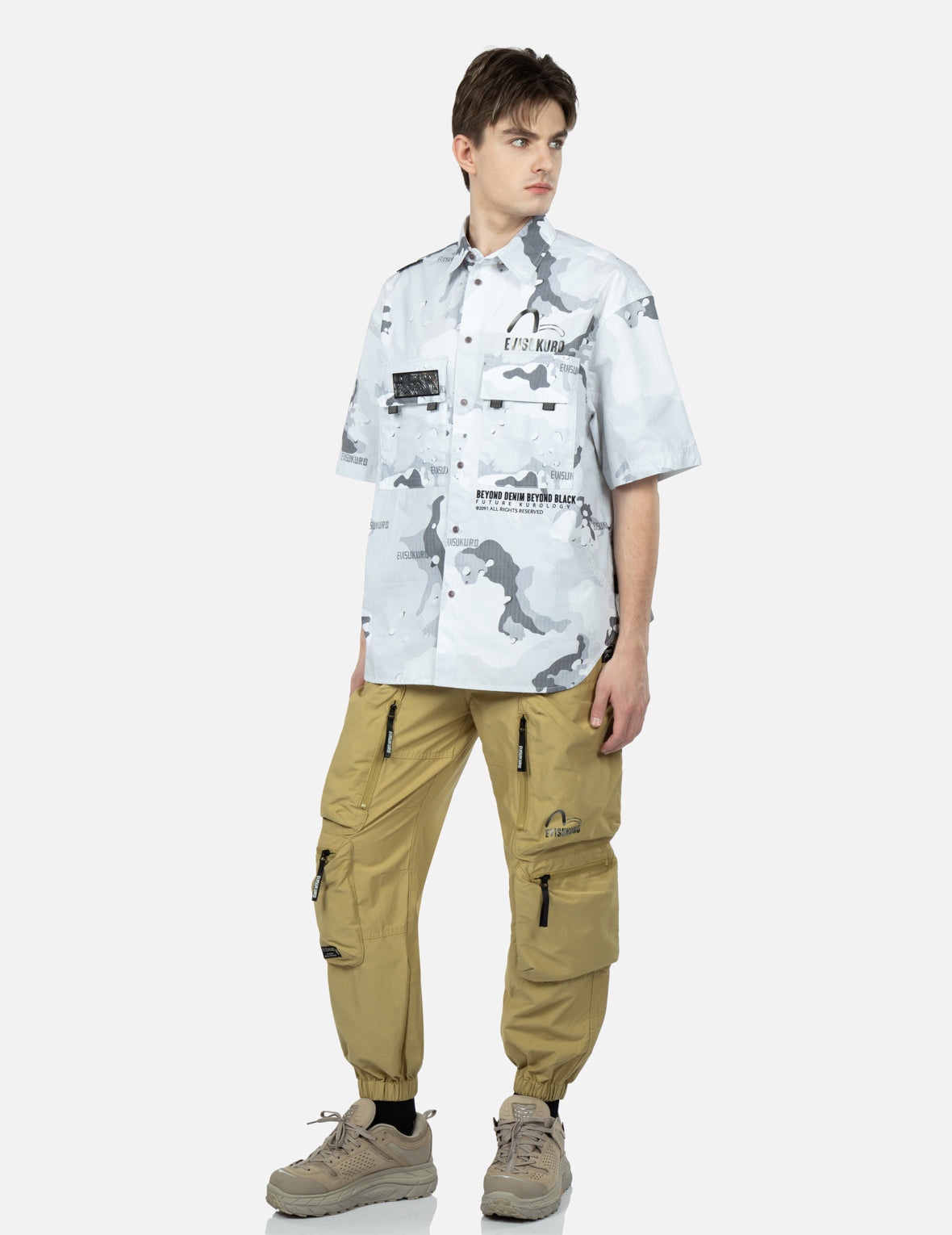 Camouflage Print Short-sleeved Shirt - 3