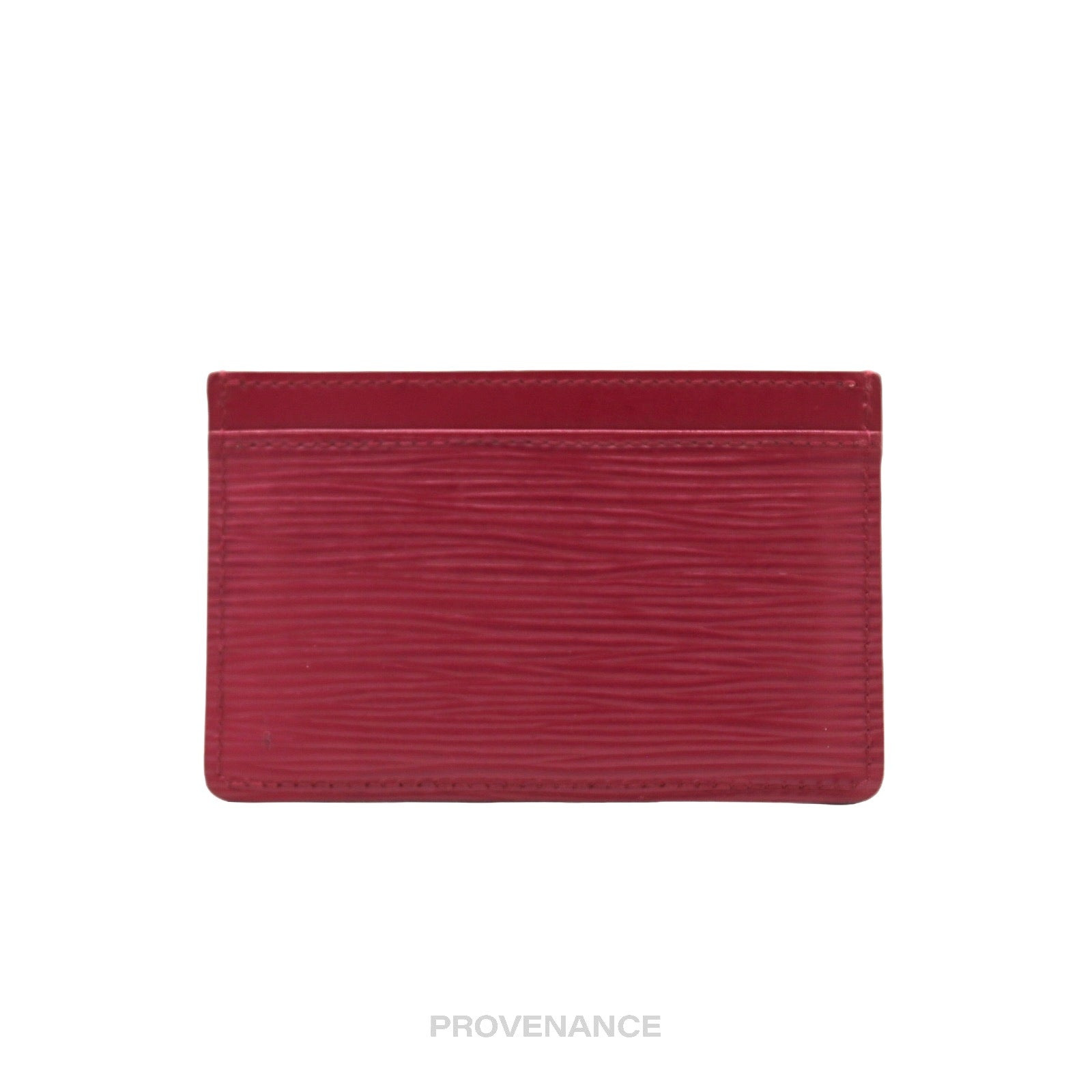 Louis Vuitton Card Holder Wallet - Fuchsia Epi Leather - 3