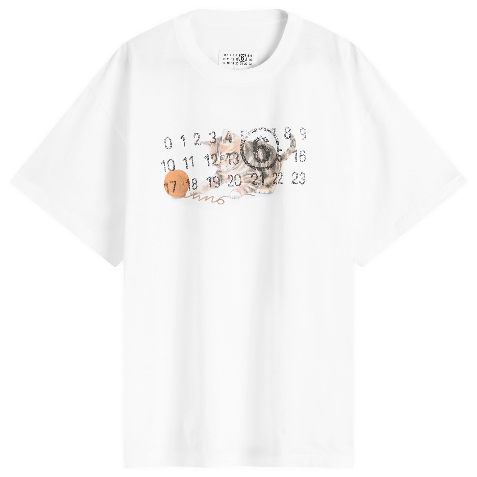 【MM6】 Number Logo Short Sleeve T-Shirt ●送料・関税込● MM6 Maison Margiela - Number logo T-shirt | HBX - Globally