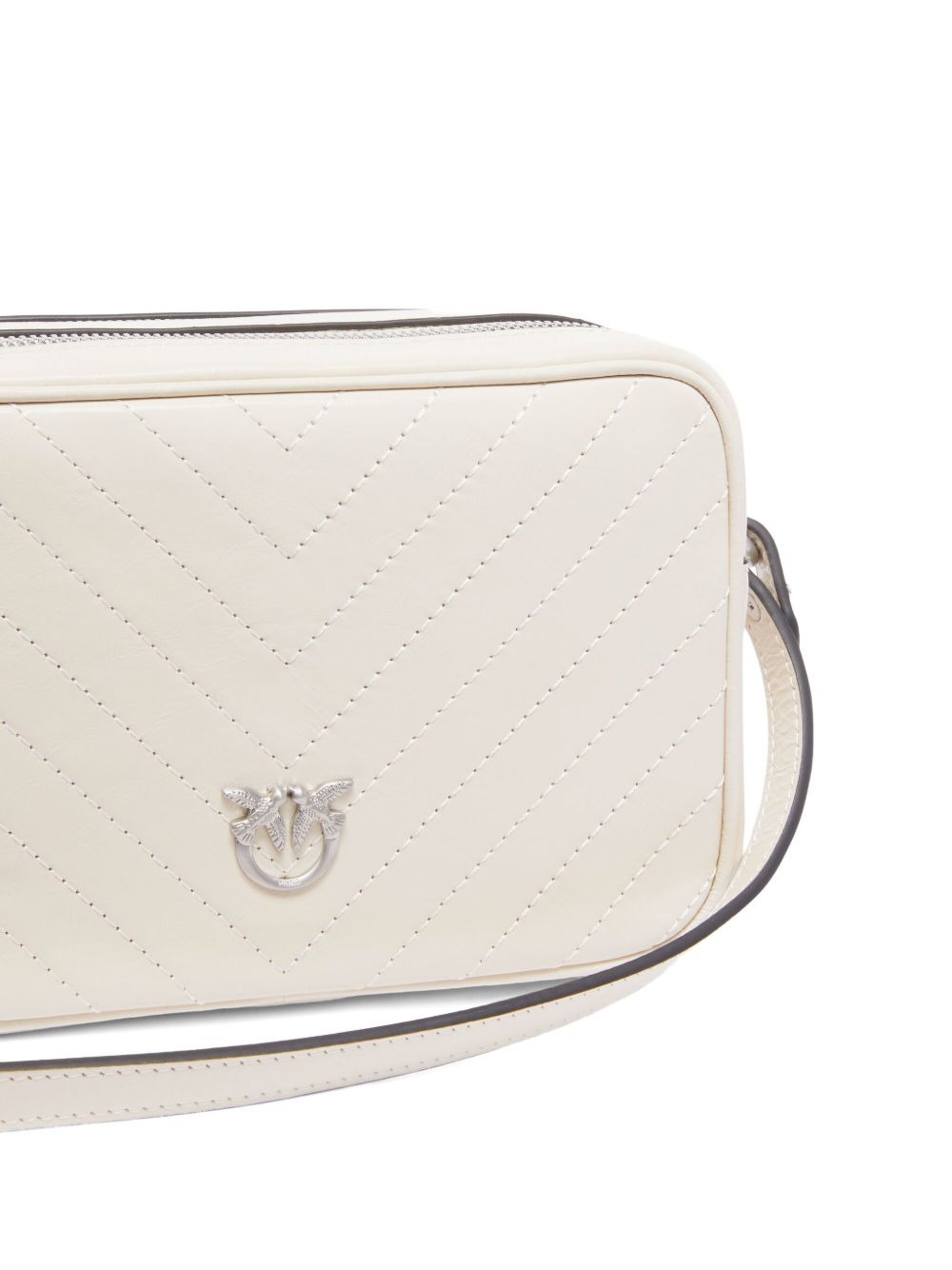 quilted chevron cross body bag - 3