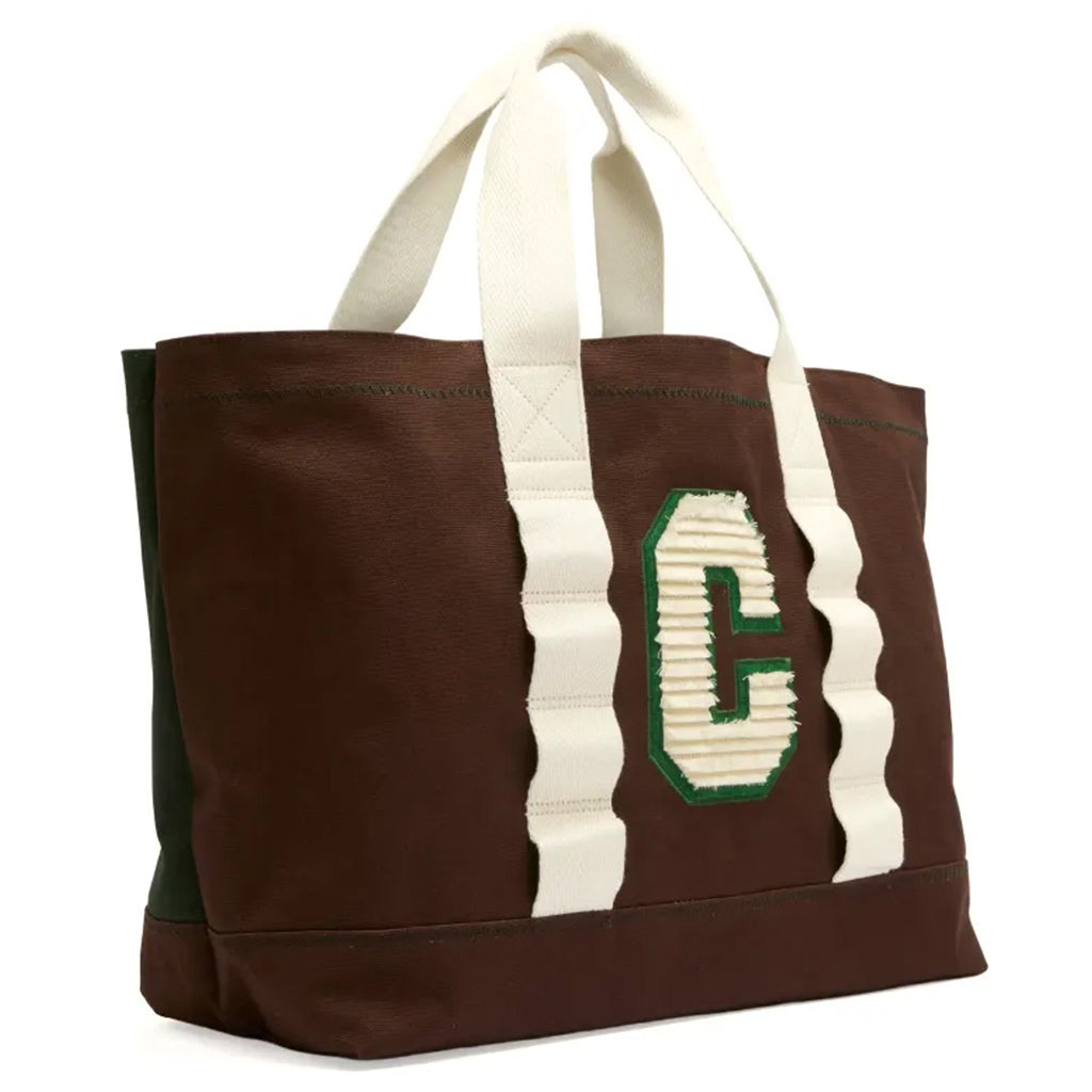 ADIDAS X CLOT TOTE BAG BY EDISON CHEN - GREEN NIGHT/DARK BROWN - 2