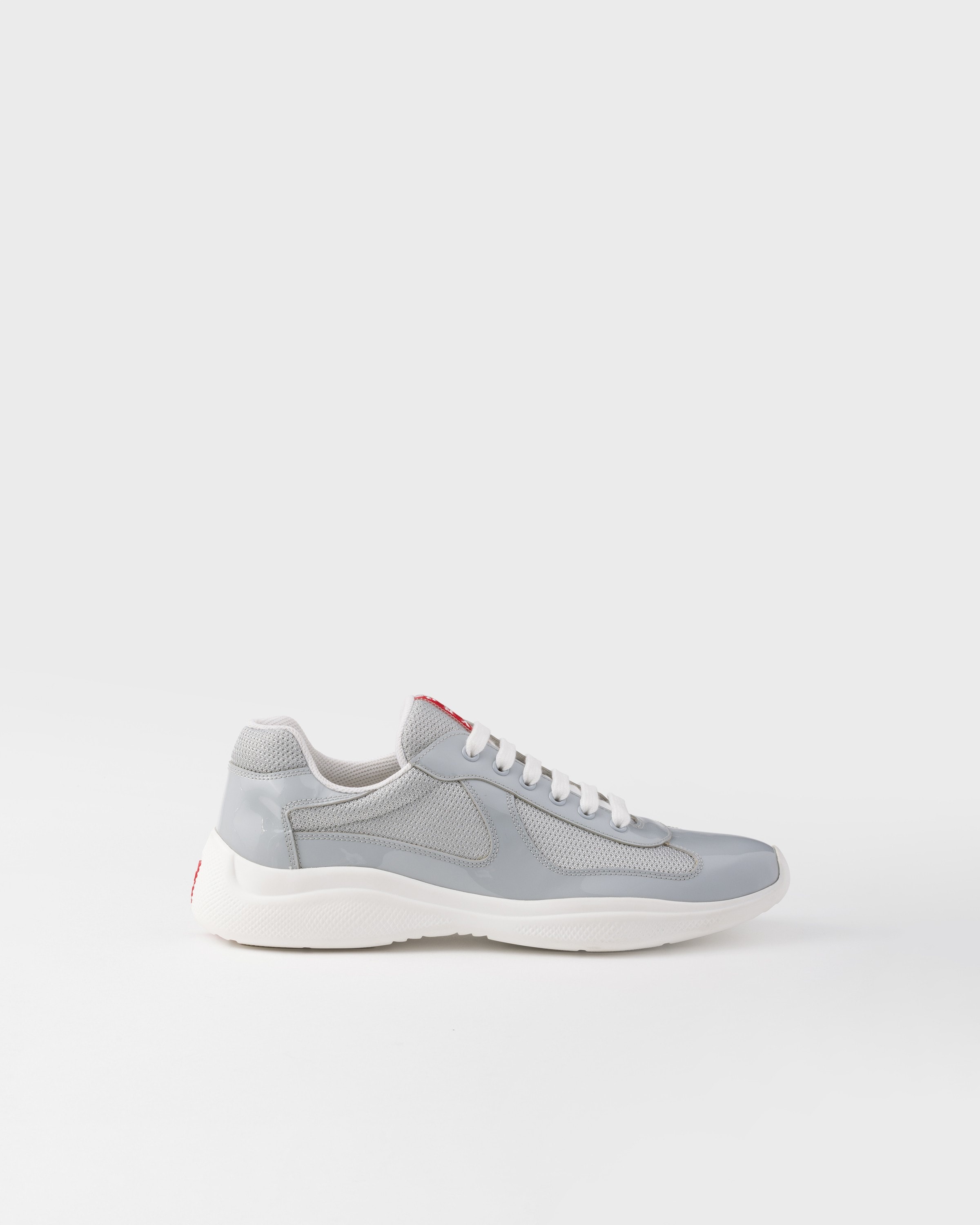 Patent leather and technical fabric Prada America's Cup sneakers - 2