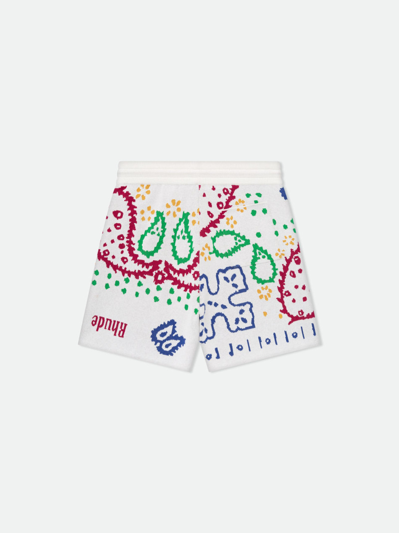 KNIT BANDANA SHORTS 3