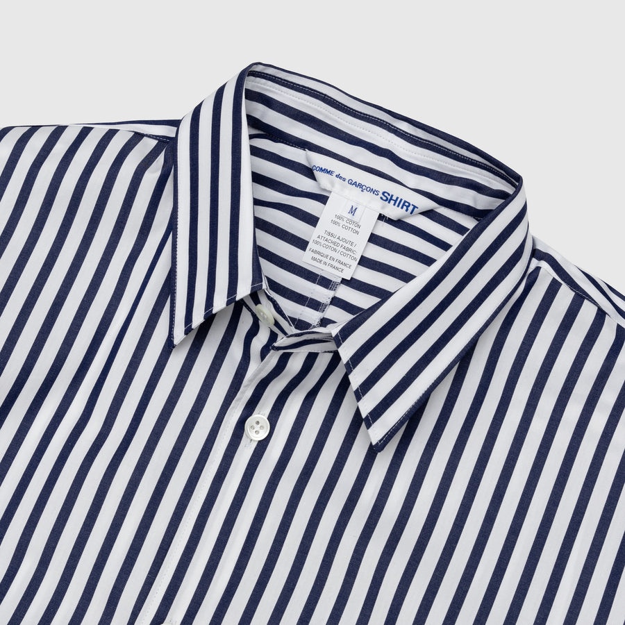 COTTON POPLIN STRIPE SHIRT - 2